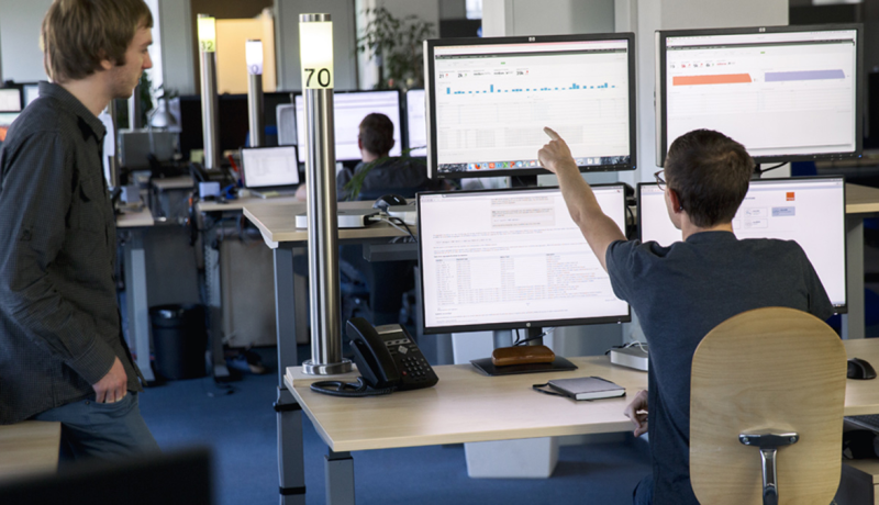 Cyber Defense Center Working Desk